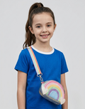 Girls Rainbow Cross-Body Bag-GRS CERTIFIED-ODM/OEM