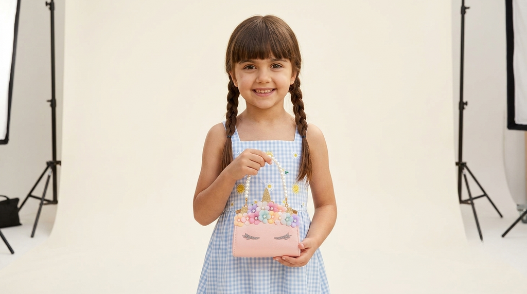 Flower Unicorn Clip Frame Bag-GRS CERTIFIED-ODM/OEM