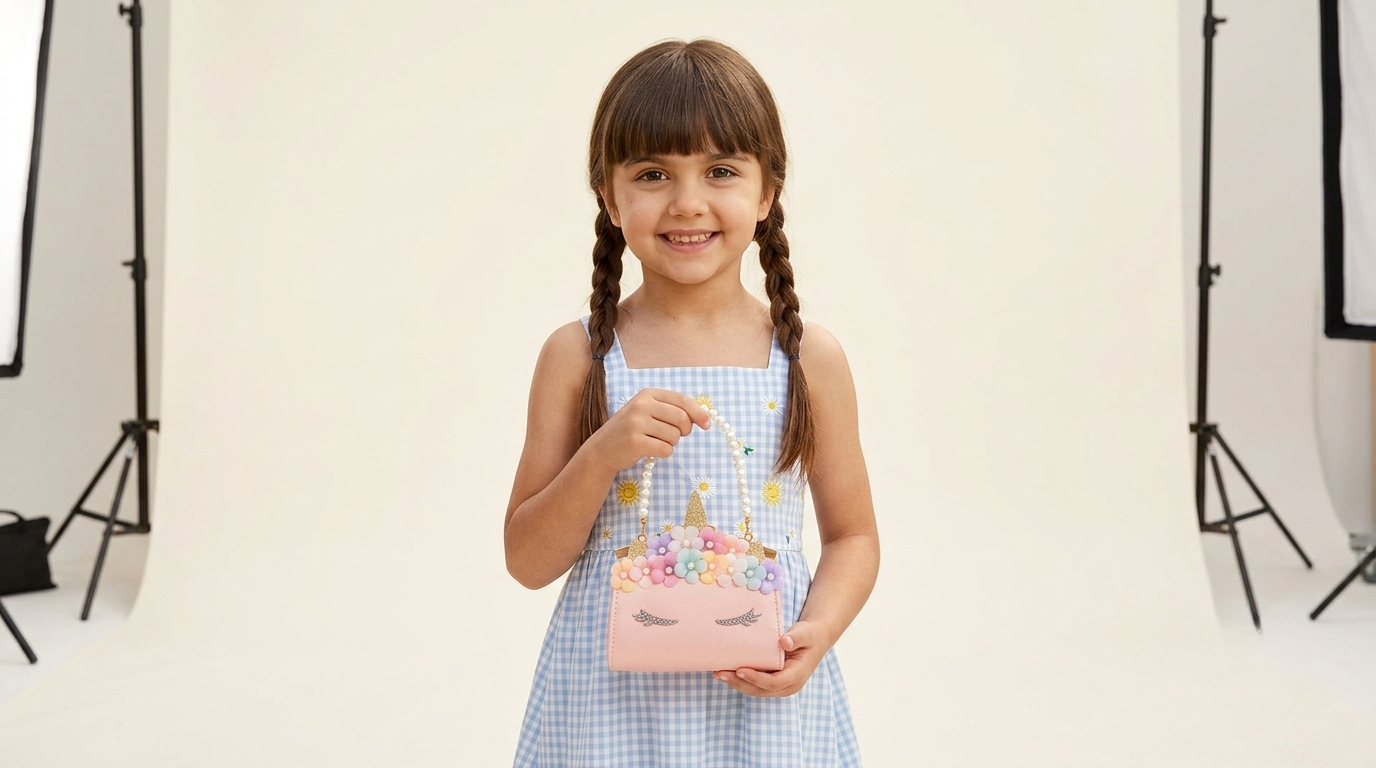 Flower Unicorn Clip Frame Bag-GRS CERTIFIED-ODM/OEM