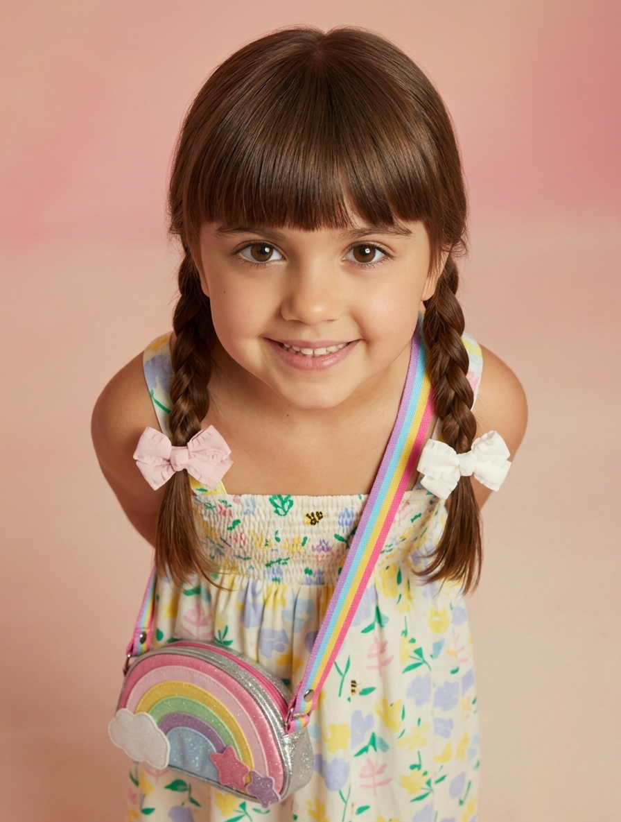 Girls Rainbow Crossbody Bag-GRS CERTIFIED-ODM/OEM