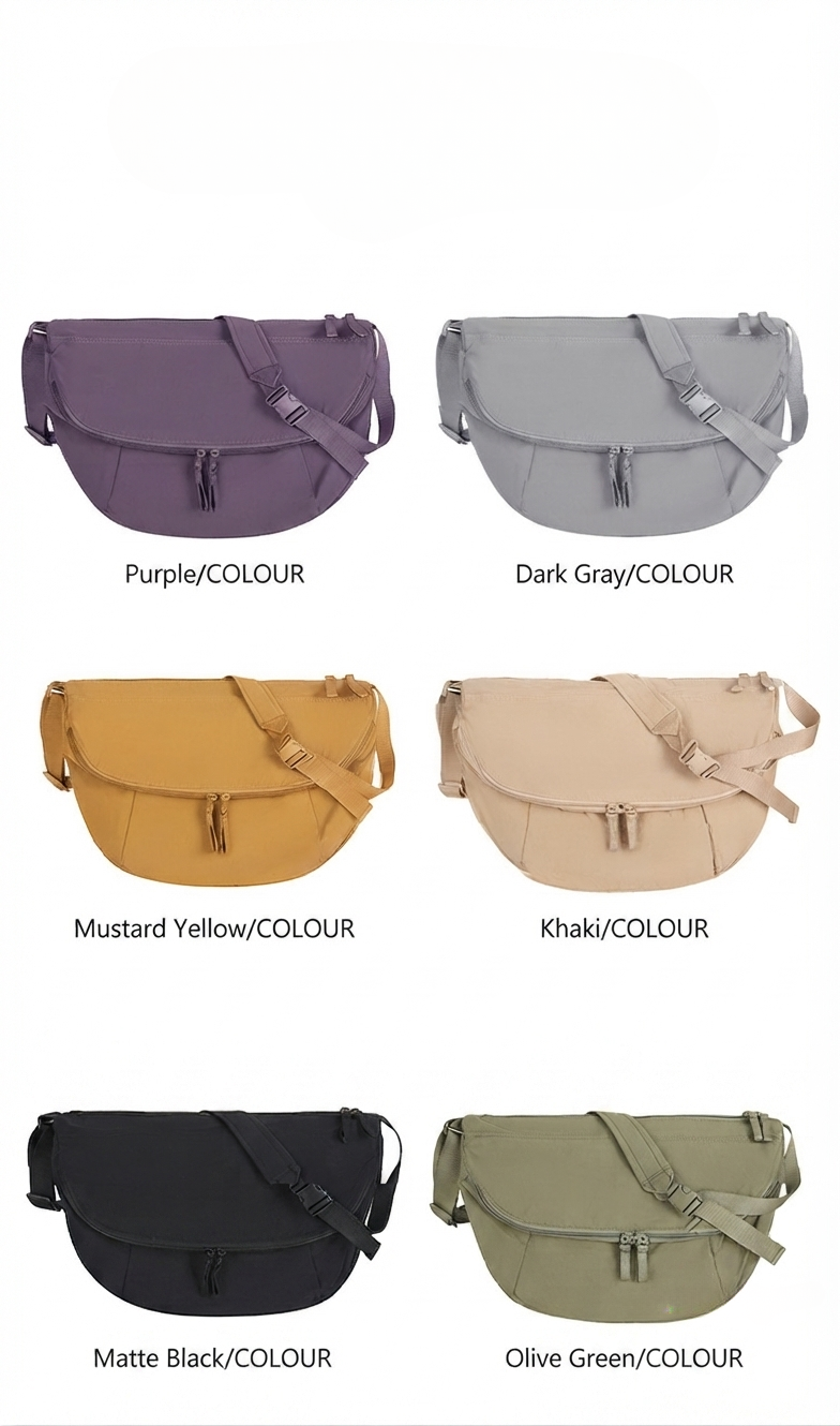 Casual Crossbody Bag – GRS Certified Recycled Nylon