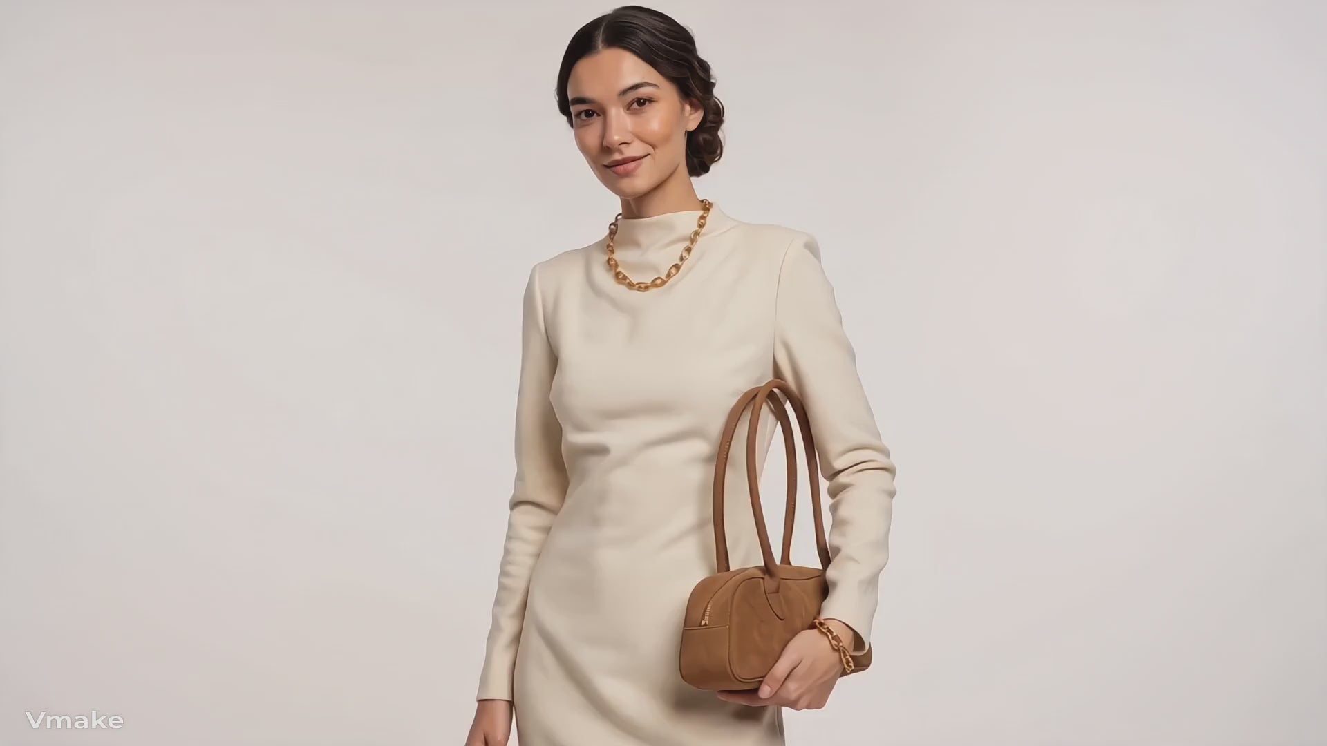 Handbag in imitation suede-GRS CERTIFIED, OEM/ODM